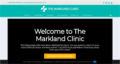 Desktop Screenshot of marklandclinic.com